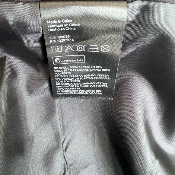 Asymmetric wrap front mini skirt - Picture 4 of 4